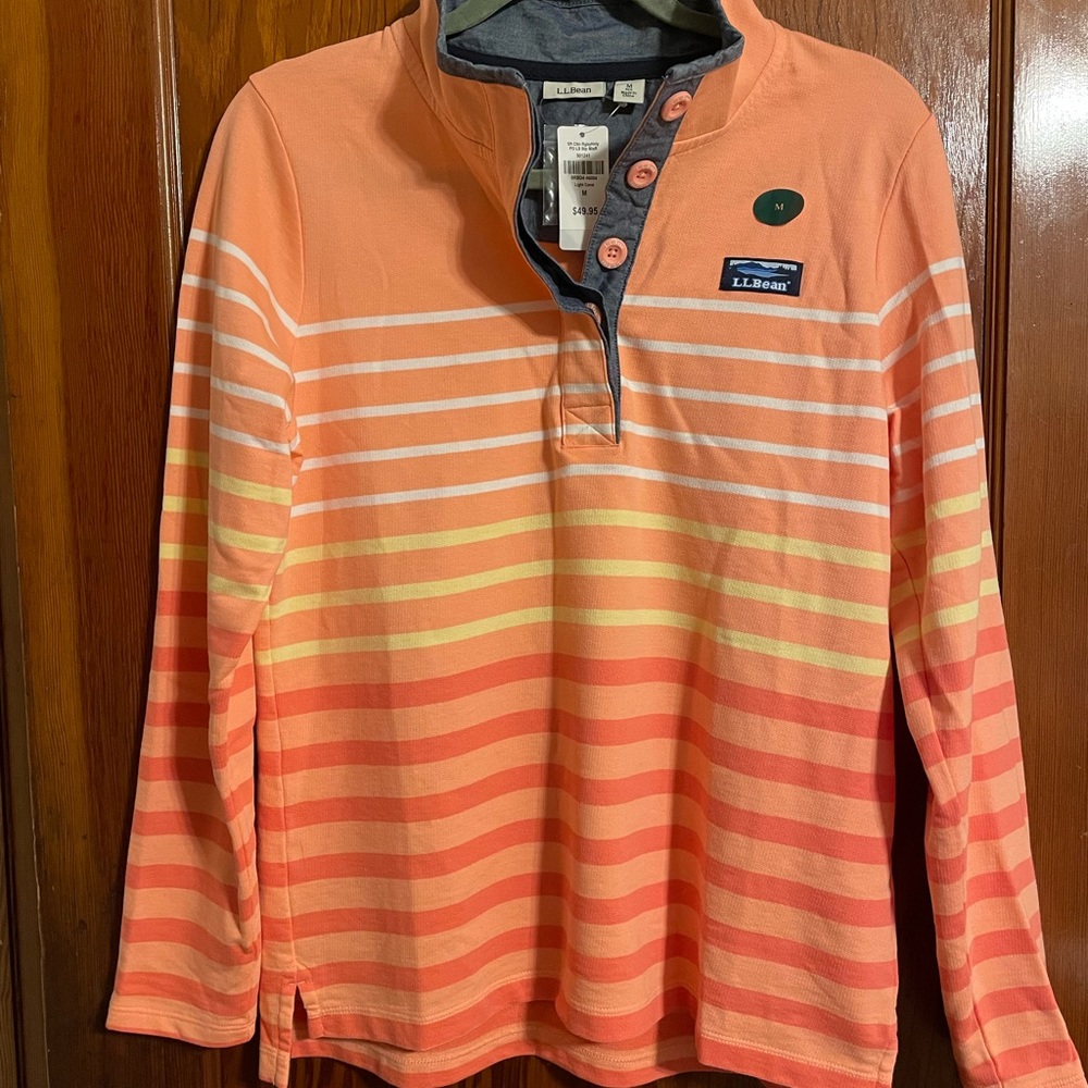 L.L. Bean cotton pull over